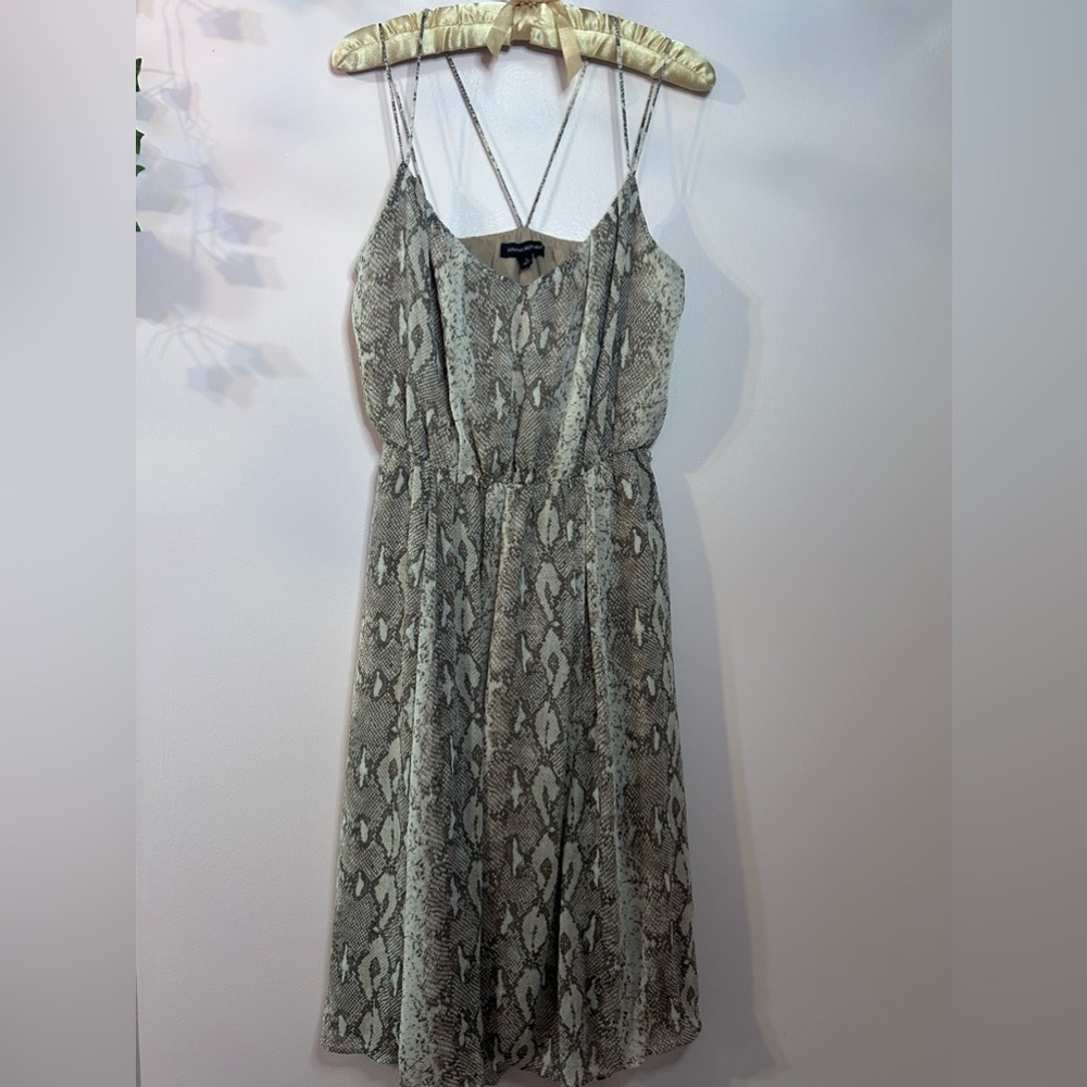 Banana Republic snake print size small dress